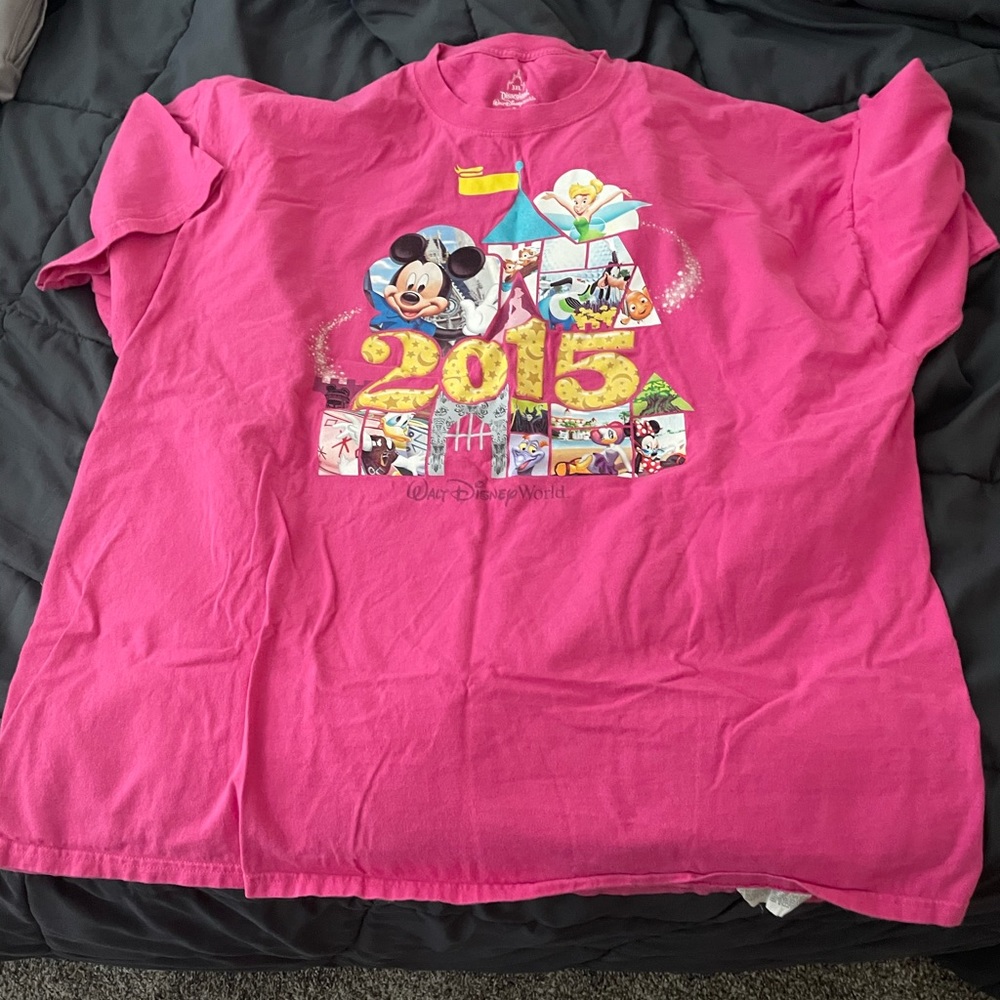 Pink 2015 Disney t-shirt 3XL